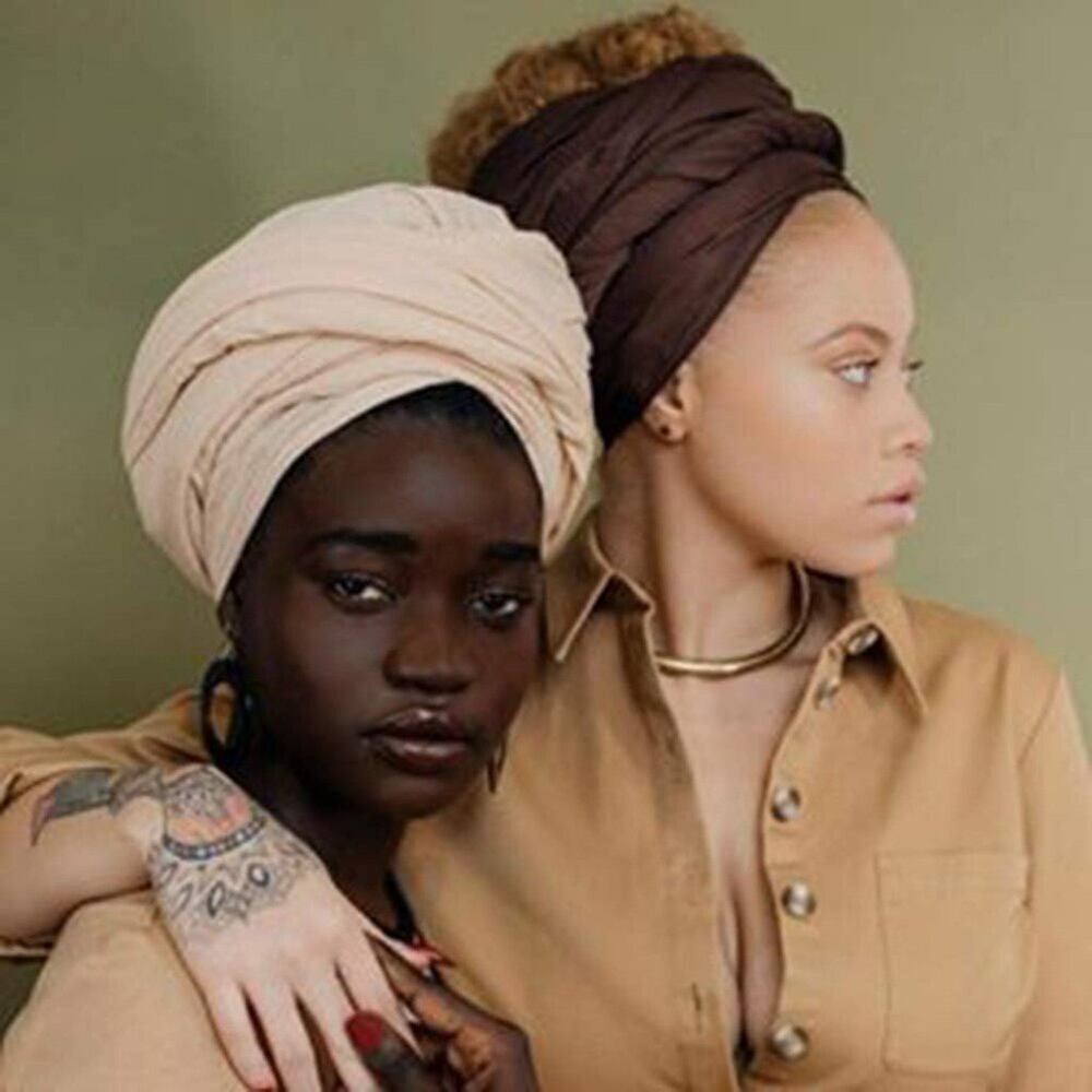Head Wraps for Black Women Stretch Head Scarf Long African Hair Wraps Turban Hea - Picture 4 of 6